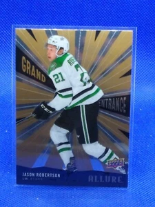 2020-21 Upper Deck Allure Grand Entrance #GE12 Jason Robertson Stars - Picture 1 of 2