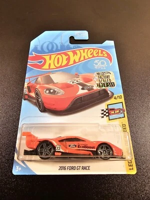 Hot Wheels 2016 Ford Gt Race Factory Sealed 2018 71/365 - Image 1 of 4