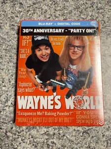 Wayne's World 30th Anniversary Ed Steelbook (Blu-ray + Digital, 1992) Brand New - Picture 1 of 2