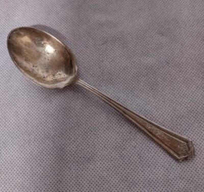 Cuchara de azúcar International Silver Manor chapada en plata 1923 R&B Foto 1 de 4