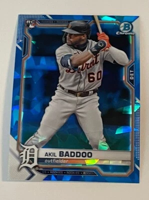 Akil Baddoo 2021 Topps Chrome Update Sapphire #US196 Free Shipping - Image 1 of 2