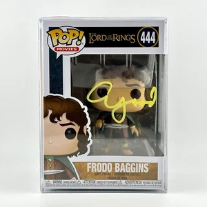 Funko Pop firmado por Elijah Wood! Frodo Bolsón #444 El Señor de los Anillos Autografiado - Imagen 1 de 4