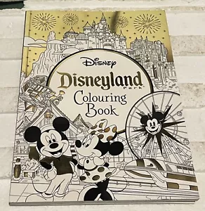 Disneyland Parks Colouring Book Paperback DISNEY PARKS CALIFORNIA Relaxing NEW - Picture 1 of 4