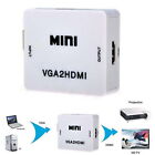 VGA TO HDMI 1080P HDTV Video Audio Adapter Box For PC Laptop VGA2HDMI Converter