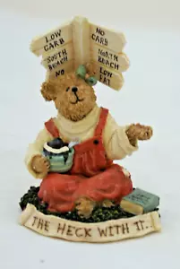 Boyds Bearstone CALORINA COUNTING Just the Way I am, de colección excelente estado usado - Imagen 1 de 4
