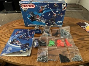Erector Motion System 6520 Over 400 Parts With Box Styrofoam & Instructions - Picture 1 of 23