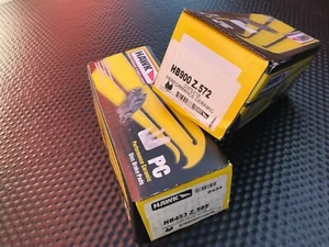 HAWK PERFORMANCE CERAMIC FRONT & REAR BRAKE PAD SET 17-21 HONDA CIVIC TYPE-R FK8 - Picture 1 of 1