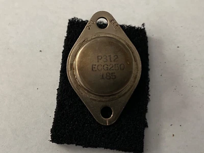 ECG 250 Darlington Power transistor PNP-Si TO3 TO-3 package - Image 1 of 2