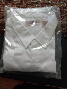 NOS VTG BIG MAC Workwear 4XLT Mens Short Sleeve Button Down White Shirt - Picture 1 of 2