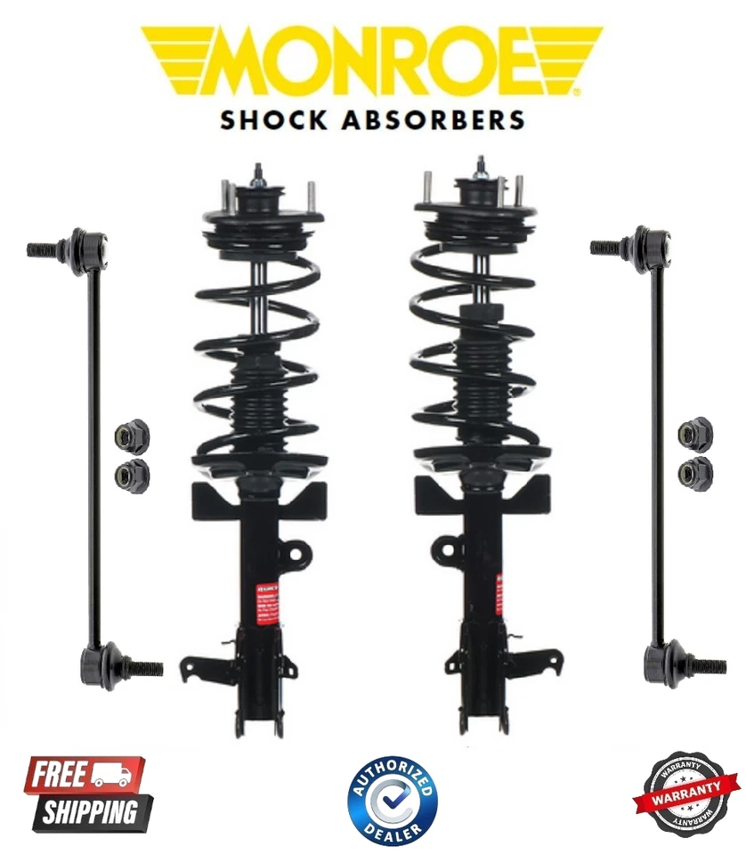 Muelle helicoidal y barra estabilizadora de puntal de suspensión delantera completa para Honda Odyssey 11-12 Foto 1 de 1