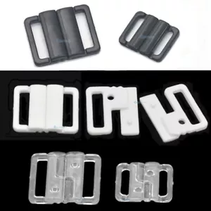 14 20 mm Bikini Clips Karabiner Kunststoff Haken BH Träger Verschluss Schnalle Bademode Verschlüsse - Bild 1 von 10