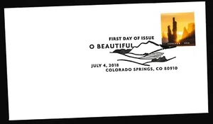 US 5298k O Beautiful Mountain Majesties Monument Valley BWP FDC 2018 - Picture 1 of 1