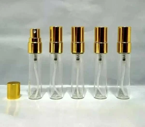 Empty Travel Spray / 5ml Glass Atomizer / Refillable Perfume Bottle (Set of 5) - Picture 1 of 2