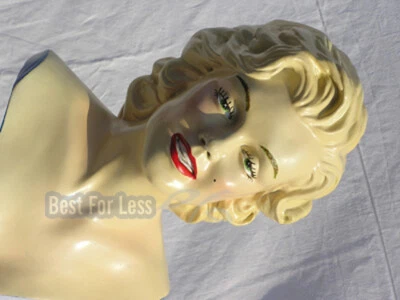 Marilyn Monroe Figur Büste Statue Dekofigur Deko Werbefigur 50s Bar Kneipe Jahre - Bild 1 von 2