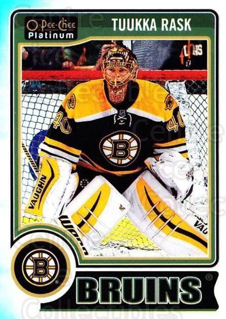 2014-15 O-Pee-Chee Platinum Rainbow #13 Tuukka Rask - Image 1 of 1