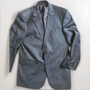 Abrigo deportivo Jos A Bank para hombre 43L azul marino mono pecho 100 % lana traje blazer - Imagen 1 de 11
