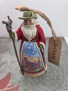 Jim Shore Heartwood Creek Australien Weihnachtsmann hängendes Ornament neu mit Etikett - Bild 1 von 5