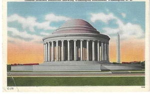 Thomas Jefferson Memorial, Washington, DC with reversed 1955 date in cancel - Picture 1 of 2