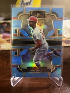 2024 select baseball Lou Brock Concourse Light Blue Prizm /199 - Bild 1 von 7