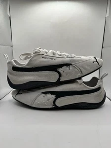 Größe 45 Puma x Balenciaga Speedcat weiß schwarz Low Top Sneaker US12 mit Karton - Bild 1 von 8