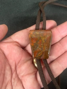 Lavic Siding Jasper Western Bolo Tie Ludlow, California - Picture 1 of 2