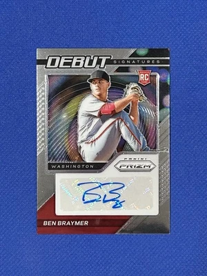 Ben Braymer Debut Signatures Auto 2021 Panini Prizm #DS-BE autograph - Image 1 of 3
