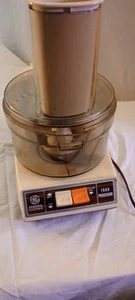 General Electric Food Processor D2FP1-4200 Vintage GE Tested Works - Picture 1 of 4