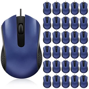 30 Pcs USB Wired Mouse Computer 3 Button Mice Bulk Corded USB Mouse for PC De... - Picture 1 of 6