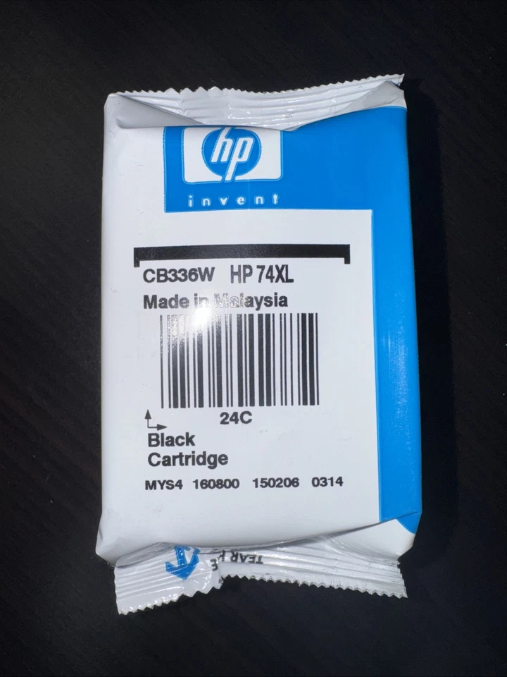 Genuine HP 74xl Black Ink Cartridge CB336W