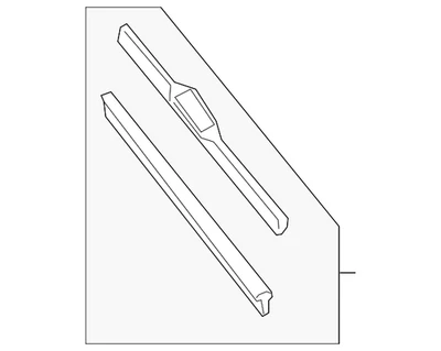 Limpiaparabrisas genuino Honda Insight 2010-2014 - hoja (650 mm) 76620-TF0-G01 Foto 1 de 2