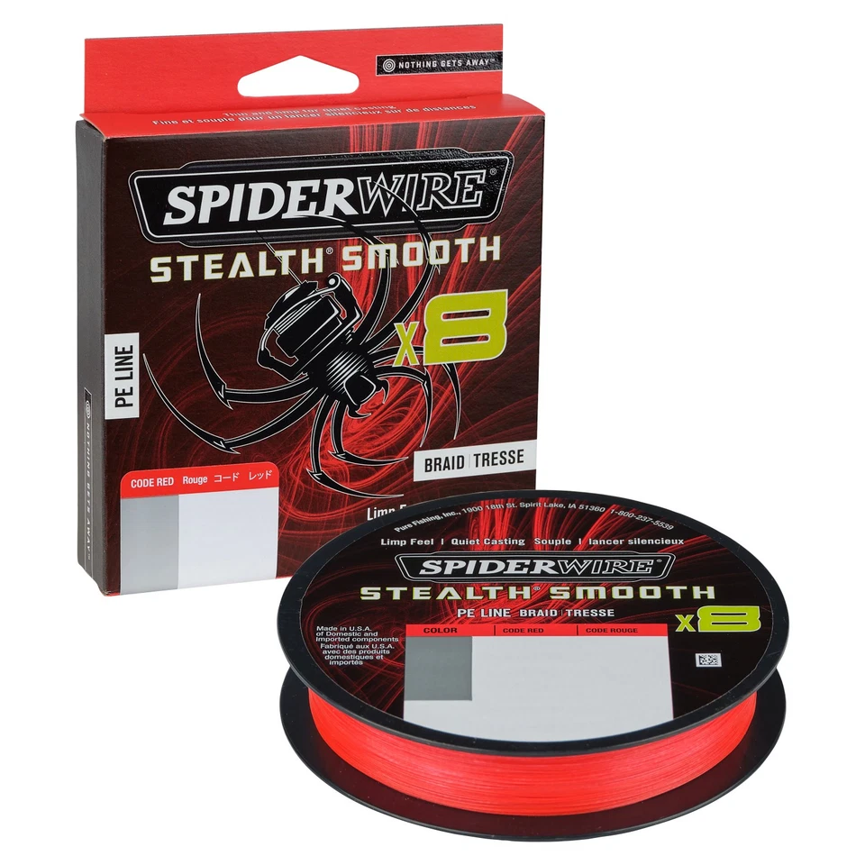 Spiderwire Angelschnur Stealth Smooth 8 (Red) 0.06 0.07 0.09 0.11 0.13 0.15  - Bild 1 von 1