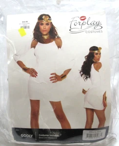 Sexy Greek Godly Goddess Women Costume Adult Greek Outfit Halloween Fancy Dress - Picture 1 of 6