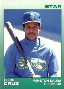 1988 Winston-Salem Spirits Star #2 Luis Cruz Toa Alta Puerto Rico Baseball Card