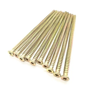 VITE PER CALCESTRUZZO 7,5 MM X 180 MM FISSAGGIO PORTA FINESTRA MULTIFIX MATTONE DI LEGNO - Foto 1 di 5