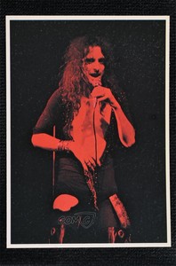 1974 Panini Top Sellers Picture Pop Stickers Alice Cooper #41 09gu