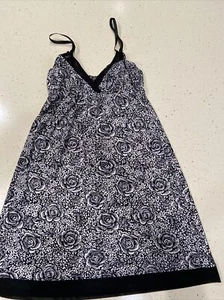 Marilyn Monroe Lingerie Chemise Slip Babydoll Medium Floral - Picture 1 of 12