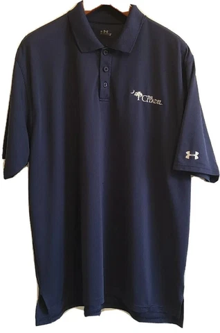 UNDER ARMOUR THE CITADEL Men's XL Loose Fit Polo Shirt Summer BREATHABLE UA Cover
