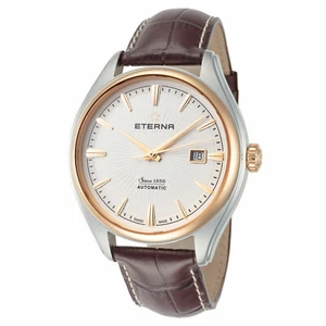 Eterna Avant-Garde Men's Swiss Made Automatic Slim Watch Rose Gold $2850 NEW - Picture 1 of 6