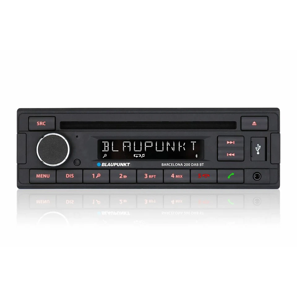 Retro Stile Blaupunkt Barcelona 200 Autoradio Lettore CD Radio DAB Bluetooth USB - Immagine 1 di 4