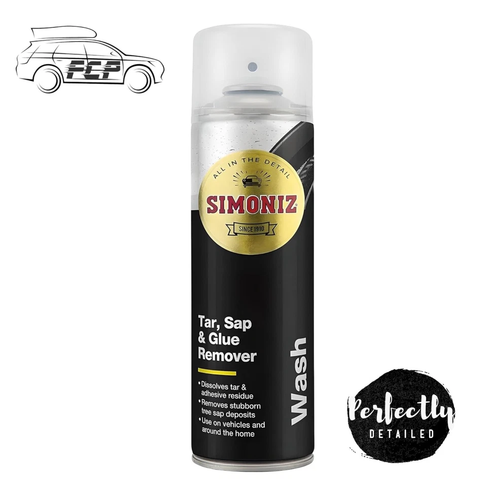 Simoniz Tar Sap & Glue Remover Aerosol Spray Cleaner Vehicles Bodywork 300 mL - Image 1 of 1