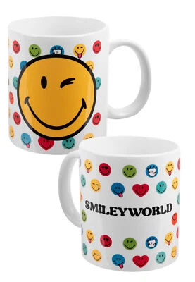 Smileyworld Tasse - Kaffeetasse Becher Kaffeebecher aus Porzellan Bunt 320 ml - Bild 1 von 4