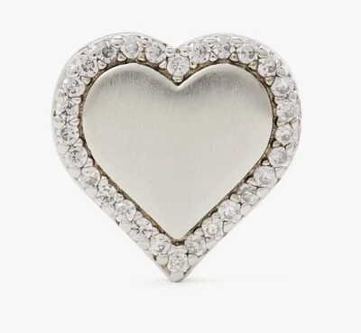 Pendientes de Plata Tachuelas KATE SPADE NY Take Heart Elegante Estilo Swiftie PVP $119 Foto 1 de 4
