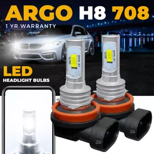 For Bmw 3 Series Angel Eye E92 E93 Halo Rings Led White 6000k Headlight bulbs - Picture 1 of 13