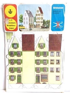 Vintage JF Schreibers Birkhausen Paper Model Kit - Made In Germany - Picture 1 of 3