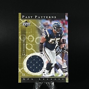 Junior Seau 2001 Upper Deck NFL Legends Past Patterns #PP-JS HOF Chargers LOOK!!