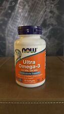 NOW FOODS Ultra Omega 3-D (Fish Gelatin) - 90 Fish Softgels