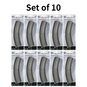 KATO N Scale 20-545 Double Track Elevated Approach Track R414/381-22.5° 10 Sets - Picture 1 of 5