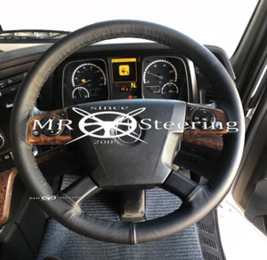 Per Mercedes Actros Nuovo 4 Camion 2012 + Vera Volante IN Pelle Nera Cover - Bild 1 von 21