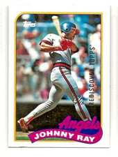 2017 Topps Rediscover Topps Buyback 1989 Johnny Ray Silver Foil #455 Angels