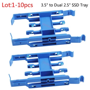 Lot 0GW1T5 Caddy Dell T3620 T3630 T3640 T3650 T3660 3.5" to Dual 2.5" R5 2 x SSD - Picture 1 of 11